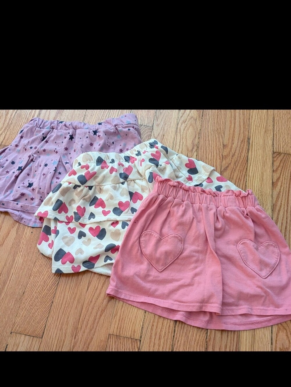 wonder nation Pink‎ and Purple Heart Skirts - Set of 3